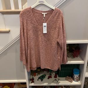 Eileen Fisher new with tags lightweight long sleeve sweater.  Size XL